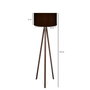 Opviq AYD-2933 Lámpara de Pie de Madera Marrón